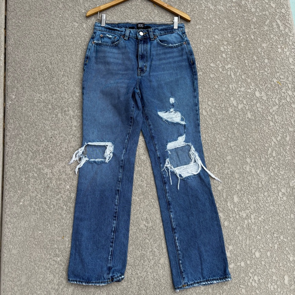 BDG Womens 90's Bootcut Jeans Size 28 Destroyed Vintage DE Light Wash NWOT